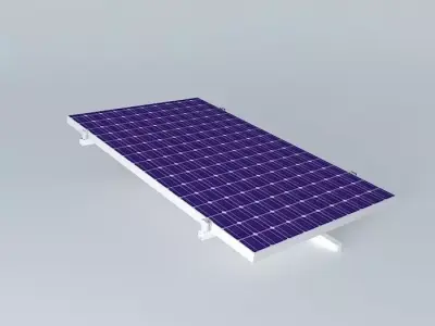 Photovoltaic plate Free 3D model