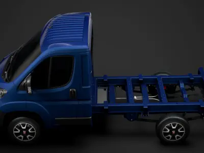 Fiat Ducato Chassis Truck Single Cab 3000WB 2020 3D model