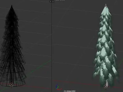 Forest Hunter Cabin  Low-poly 3D model