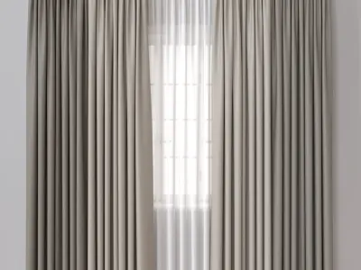 Curtain 4 3D model