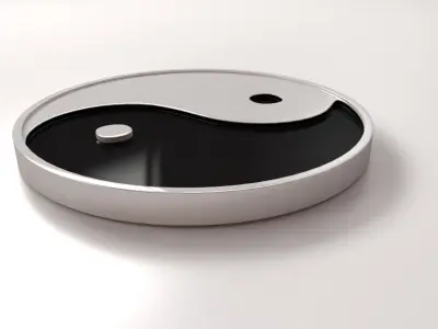 Yin Yang 3D model