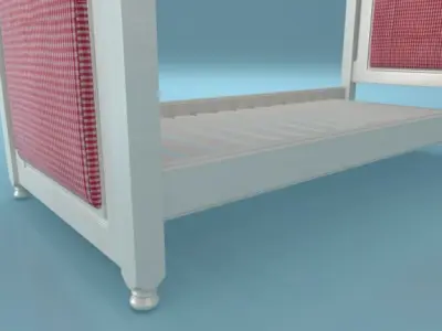 Childrens bed collection 3D model