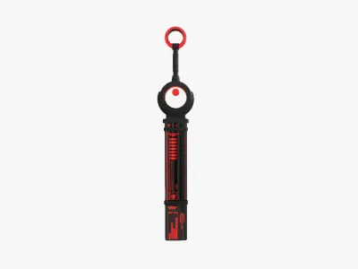 SciFi Sword A05 Black Red - Character Design Fashion Low-poly 3D model
