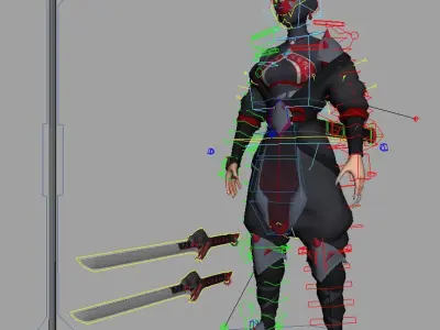  Kunoichi Anim Rig 
