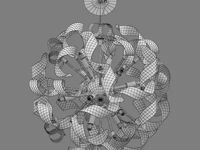 75412x Turbio Lightstar Hanging Chandelier 3D model
