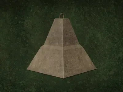 Military Anti Tank Dragon Teeth Series MFO Lot1 N7-9 Group 3 3D model