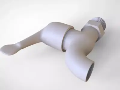 Faucet 3d model plastic 3D model