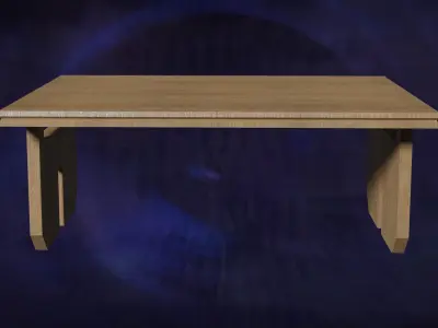 Deco Tables Wood Style NovaOneLine Lot 1 N7-9 Group 03- Low 3D model