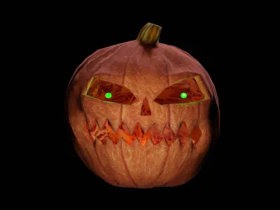 Animated Jack O Lantern 3D model