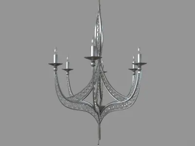 Firebird Chandelier 3D model