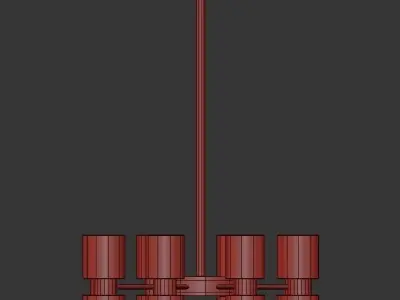 Black Coated 3D model