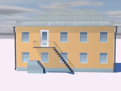 Post office 3D model