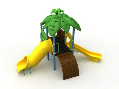 Forest Concept Metal Playpen 042 3D model