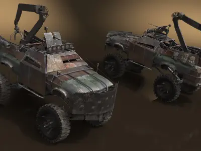  Survival Vehicle With Crane 