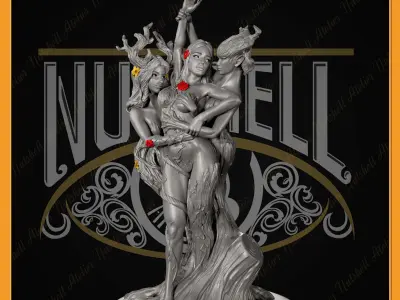 Nutshell Atelier - Forest Dryad - NSFW 3D print model