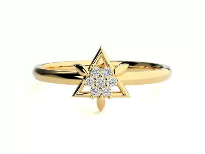 Women ring 3D print model 99