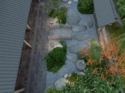 Garden Exterior Model  3D model