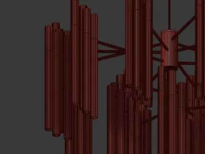 Burj Chandelier Luxxu 3D model