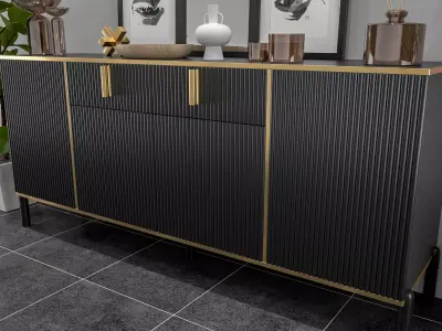 FUFUGAGA Buffet Cabinet Walmart 3D model