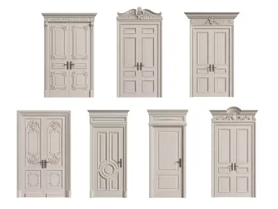Classic Doors Collection  3D Model Pack