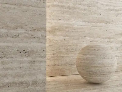 Travertine Porcelain tiles - set 02 Texture