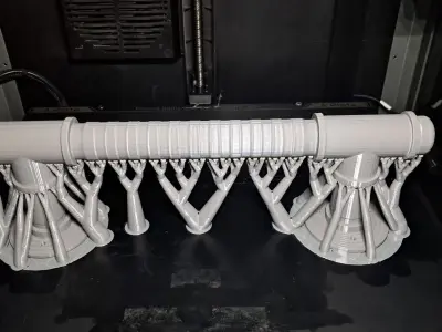 Steampunk Pipe Door Drawer Handle 3D print model