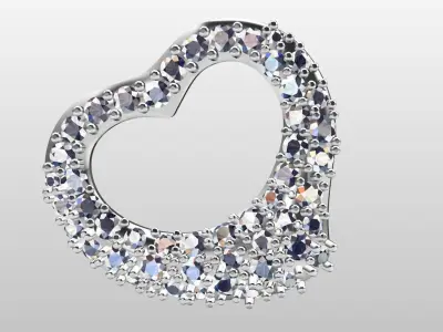 Pendant love 3D print model purchase