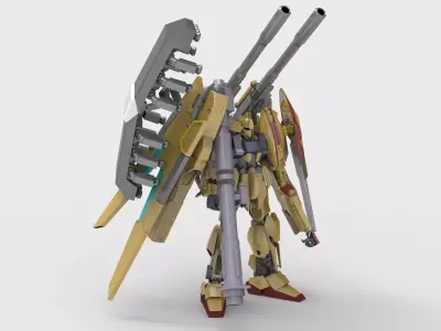 Hyaku Shiki Metal Core Full Armore 3D model