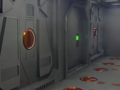 sci-fi set2 3D model