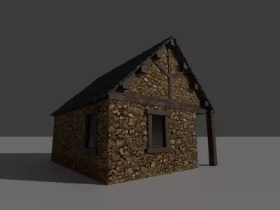Basic House 3D 3D model
