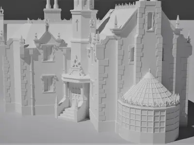 Haunted Mansion Magic Kingdom Replica 3D print model
