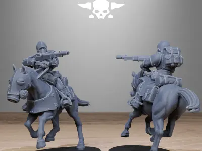 RoyalGuard Cavalry 3D print model