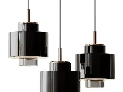 Ceramic Pendant Light by Eric Willemart 3D model