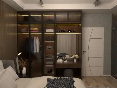 modern bedroom  3D model