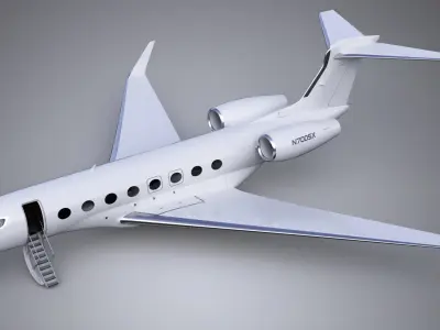  Private Jet Large White Gen 