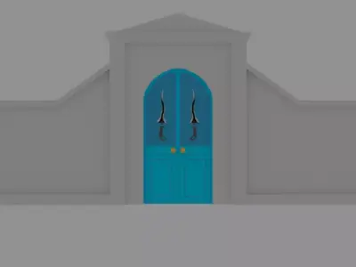 Wall Gate 3D model