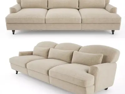De Padova - Raffles Sofa - three-seater sofa 3D model