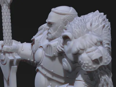 Black Knights - Lord Regent 3D print model