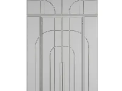 Entrance door set256 3D model