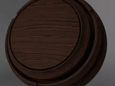 Seamless PBR Wood - Walnut Dark 001 Texture