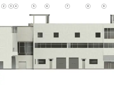 Maison La Roche  Detailed Revit Model  3D model