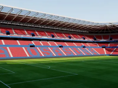 Estadio El Sadar - Pamplona Spain 3D model