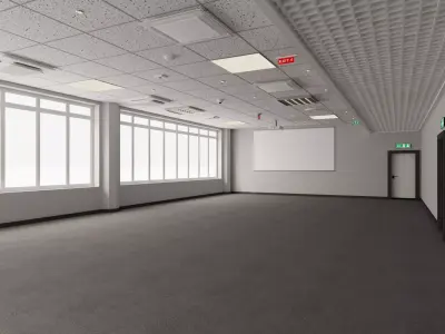 Convention Center Meeting Room 2 3D model