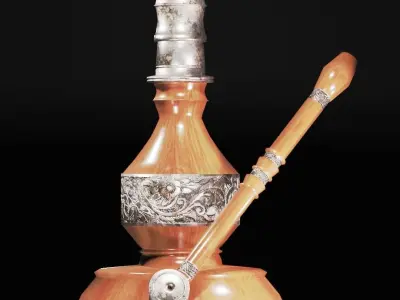 Ancient Royal Hooka 3D model