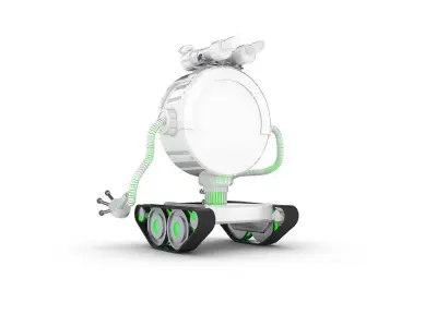 Funny Robot Character 3D model buy