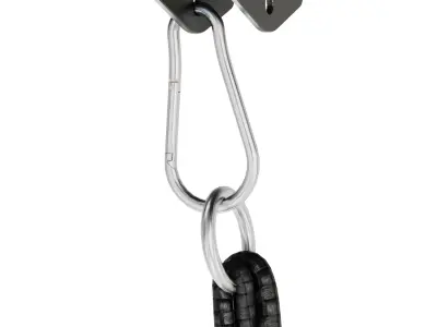 Garden swing 3D model 5