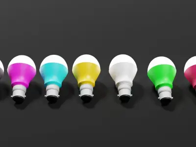led bulbs 3D model