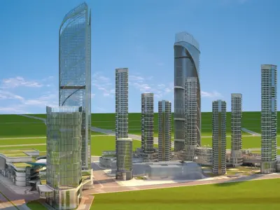 Cityscape 11 3D model