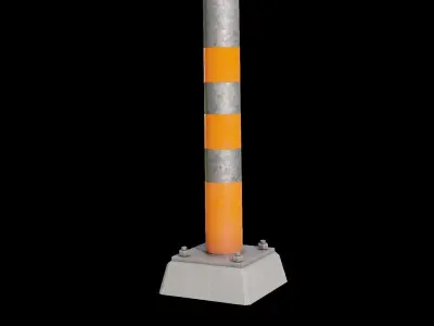 Street Light Assets Pack Low-poly 3D model