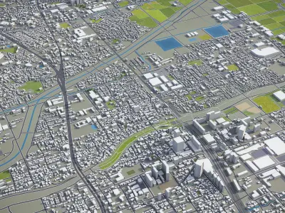 Kusatsu  Low-poly 3D model